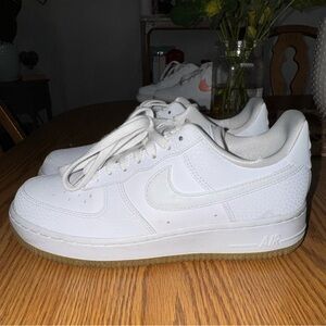 Nike White Air Force 1 Sneakers Womens 8